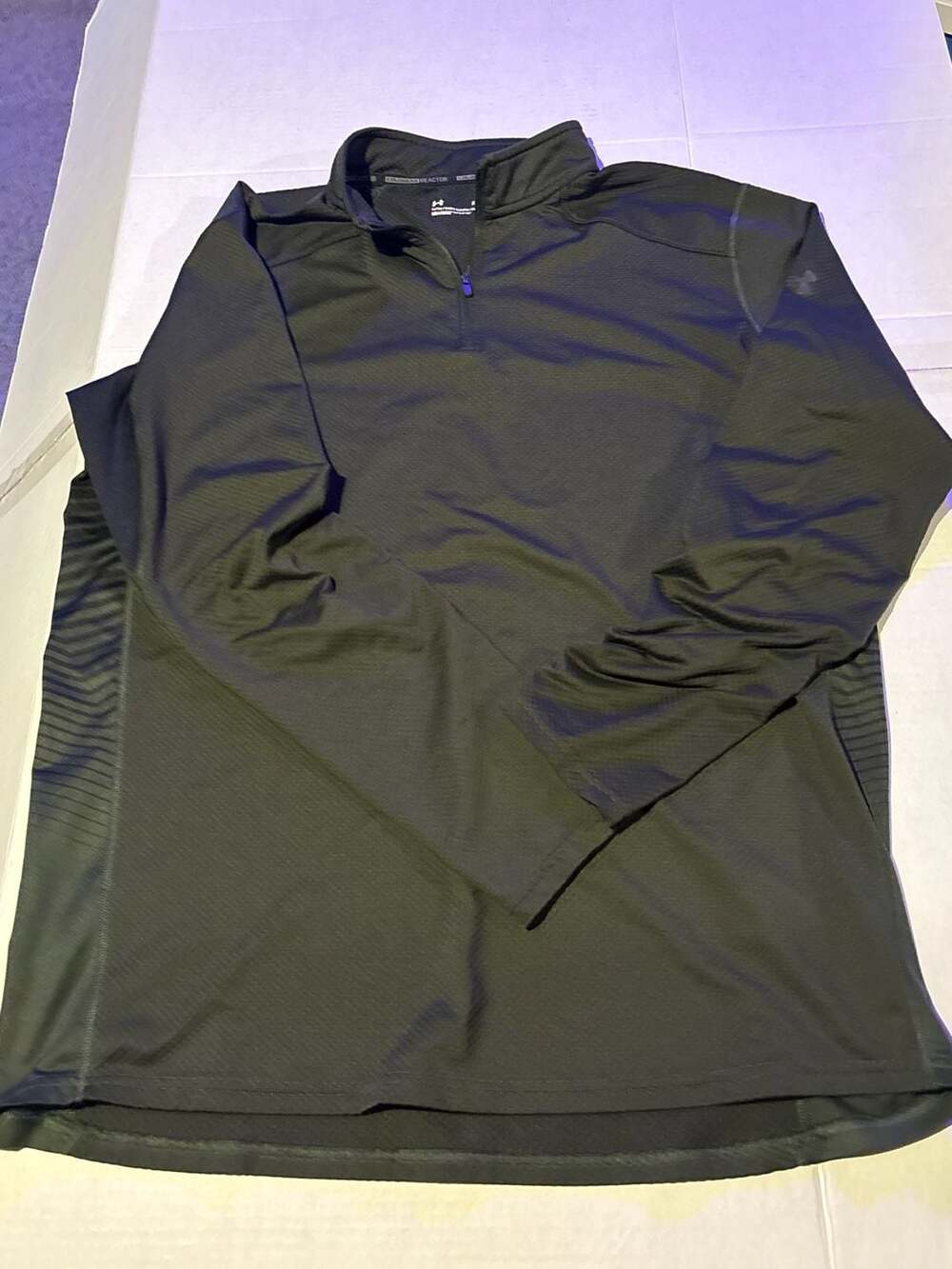 Under Armour Coldgear Reactor 1/4 Zip Shirt Size XL Green